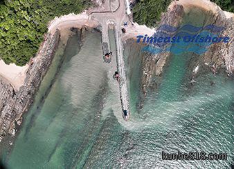 马来西亚 SPL管线工程近岸段施工（2025年--华西海工）